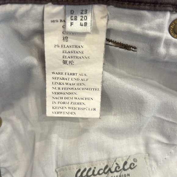 Michèle brown capri pants - Picture 3 of 4